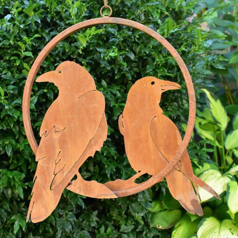 Double Raven Ring - Elegant Garden Design