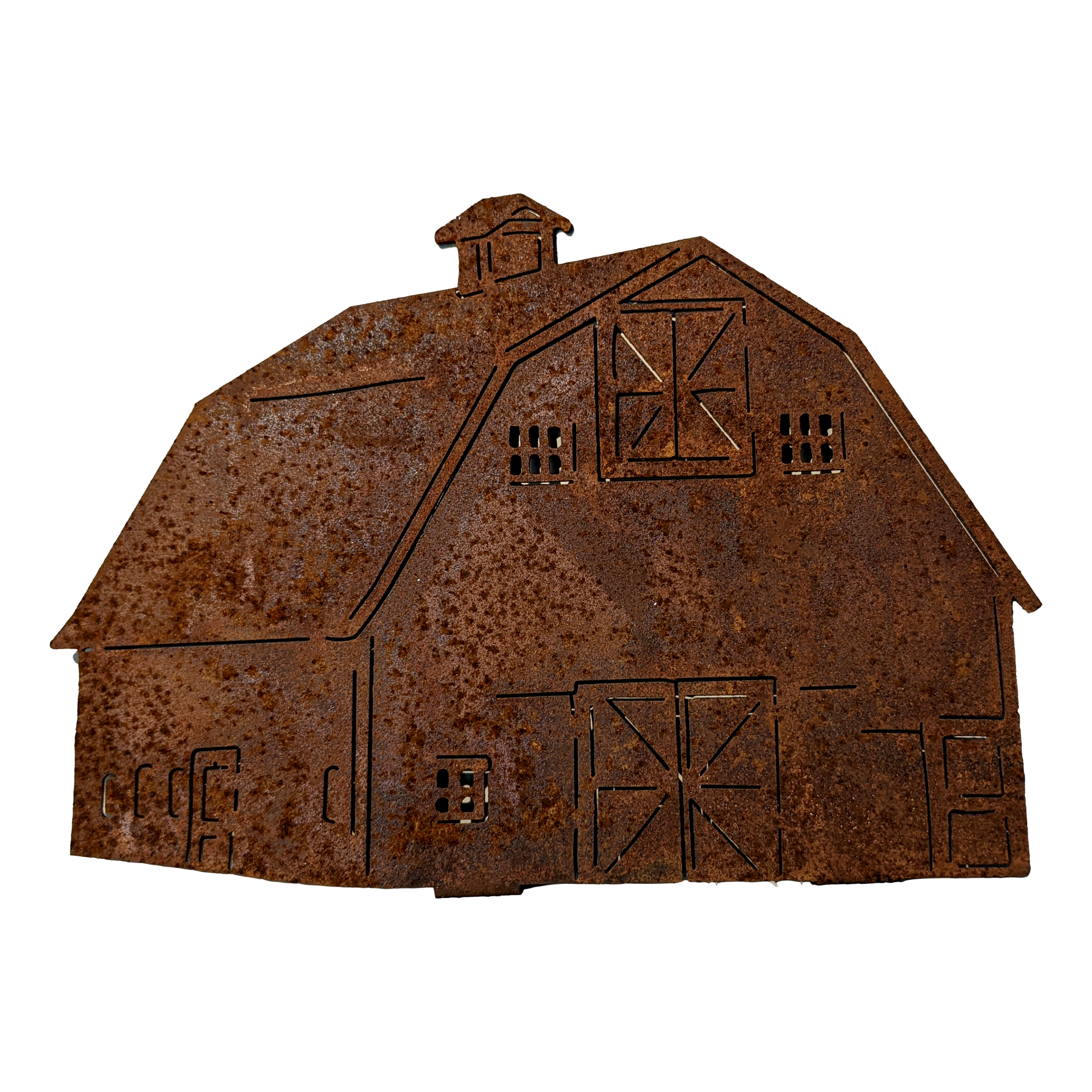 Barn- Metal Silhouette Garden Yard Art Home Decor