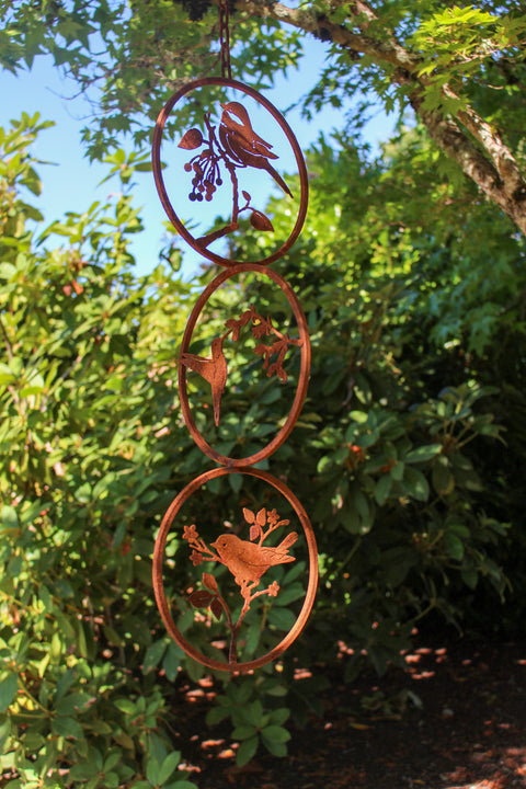 Upright Birds Triple Ring Mobile