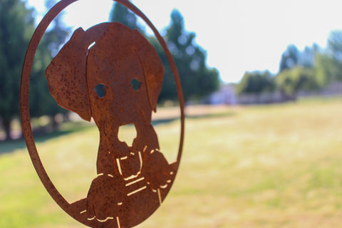 Dog Face 9" Ring