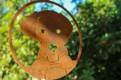 Dog Face 9" Ring
