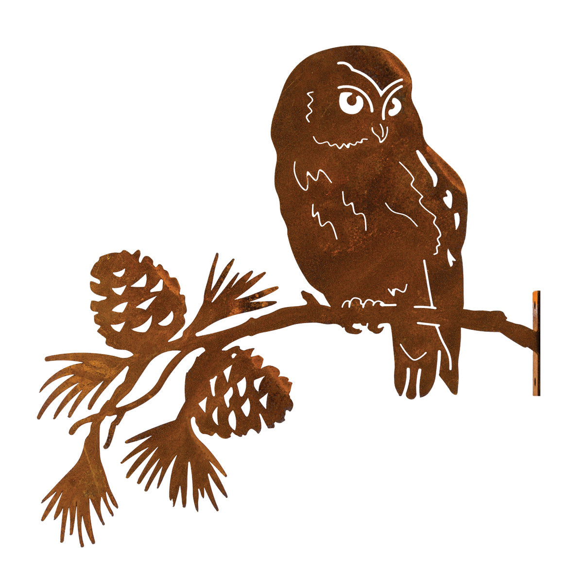 owl on a branch silhouette