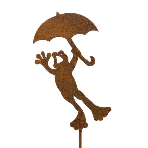 Frog with Umbrella Pick